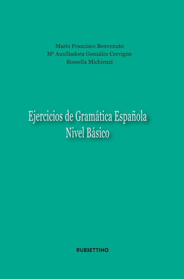 lote error compensación Ejercicios de Gramática Española – Rubbettino editore