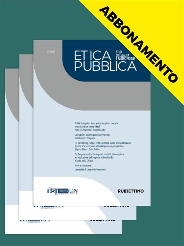 Etica Pubblica (abbonamento)
