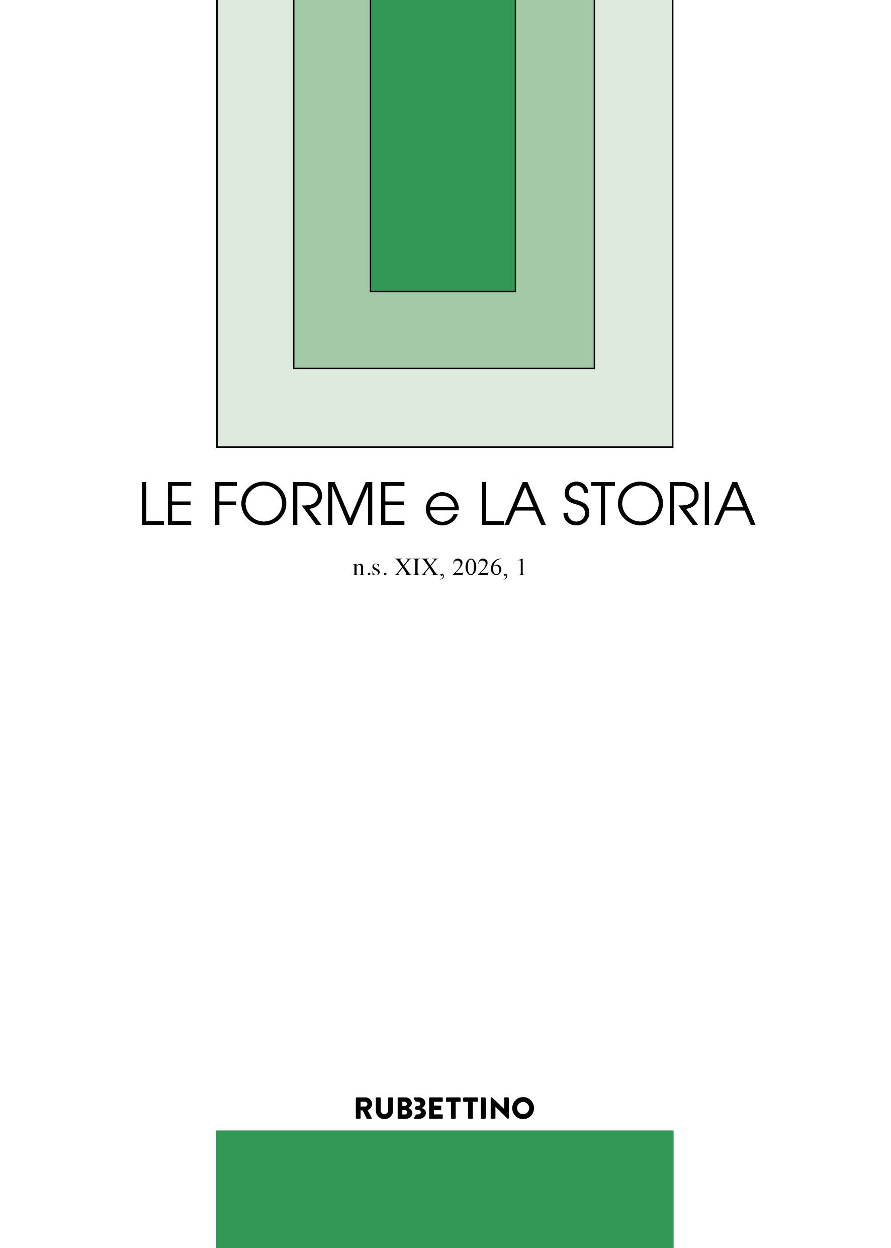 26R0116p01C_9788849889352_Le Forme e la Storia 1_2026_Piatto